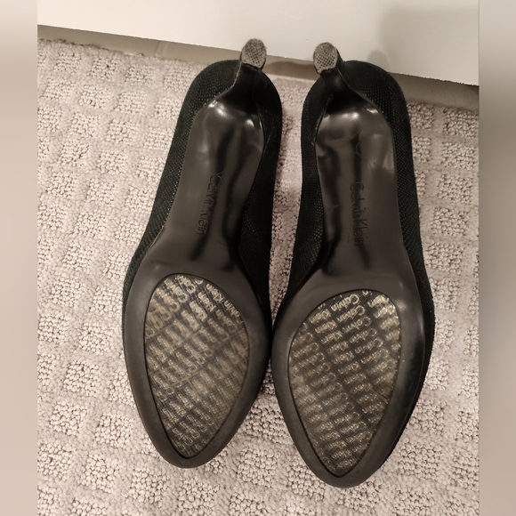 Black Calvin Klein Heels Size 8 - Picture 5 of 5